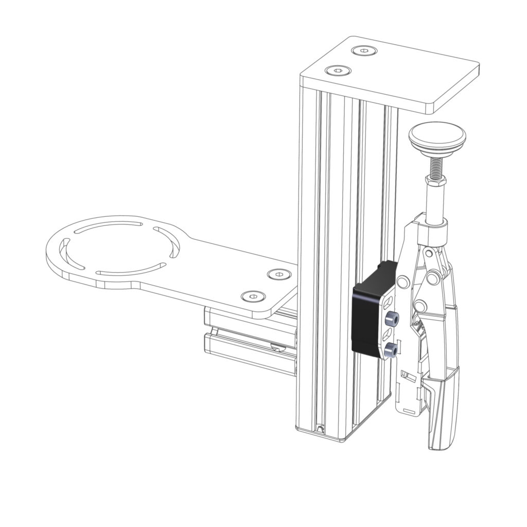 Abstandhalter Tischklemme – Bild 2