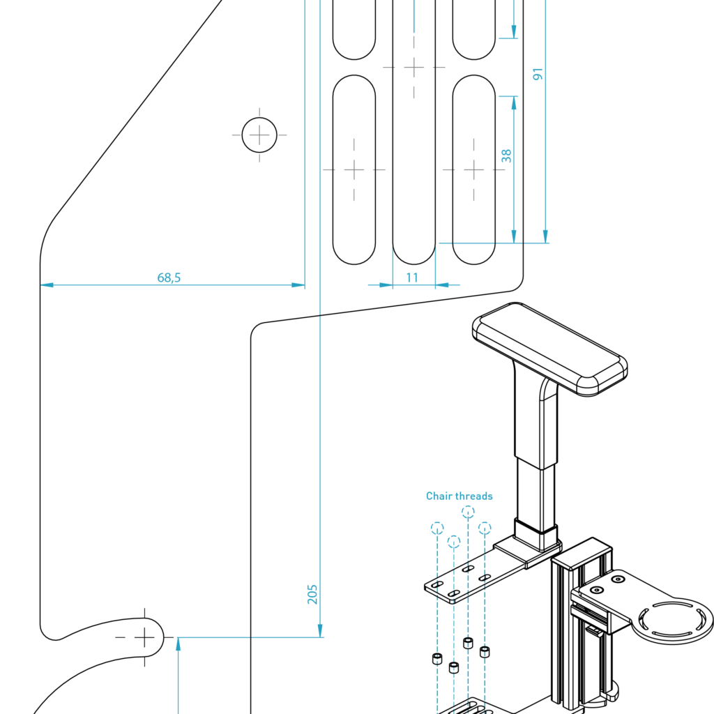 Chair Mount Attachment Plate Form - Image 10