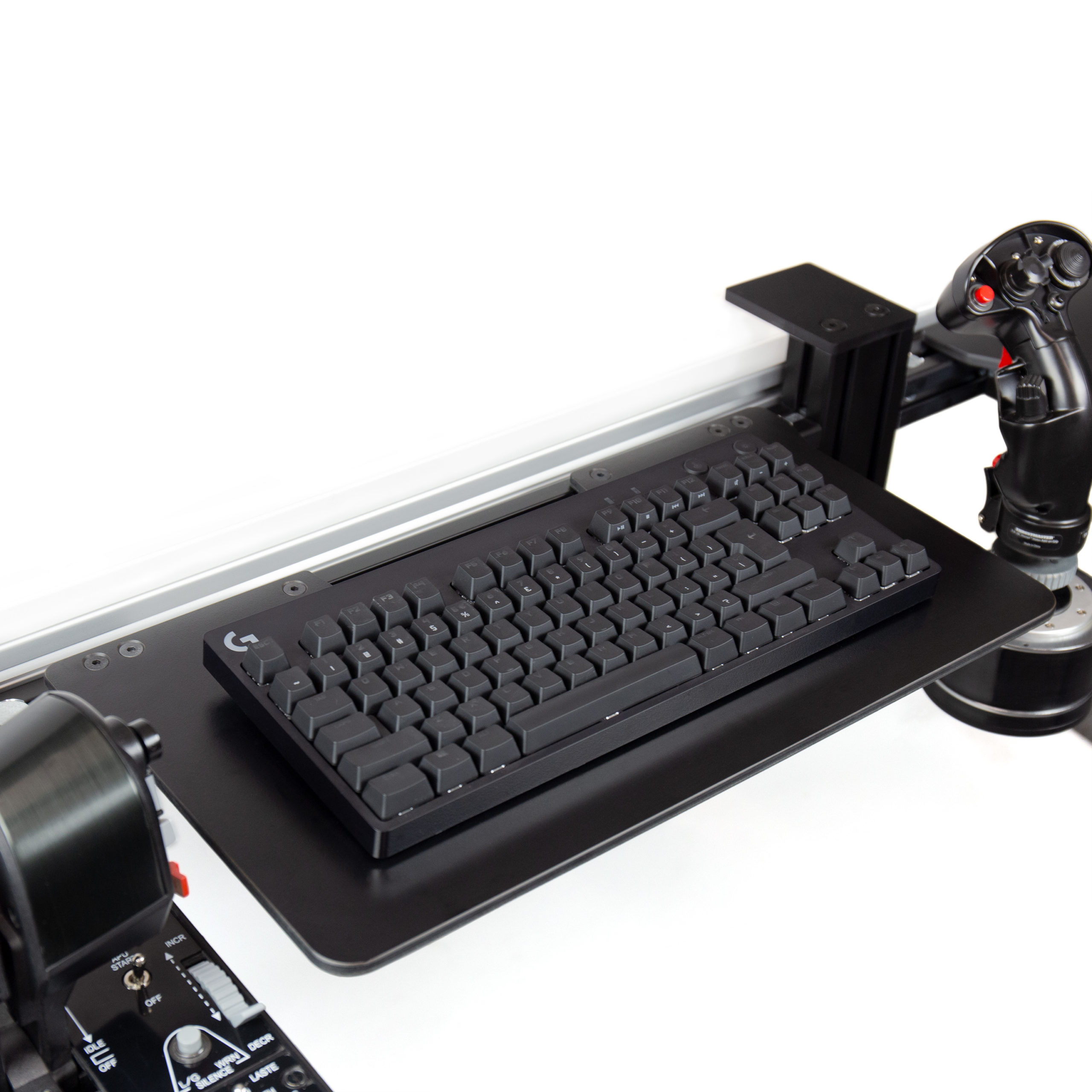 Ergonomic laptop/keyboard/mouse stand/mount/holder for chair