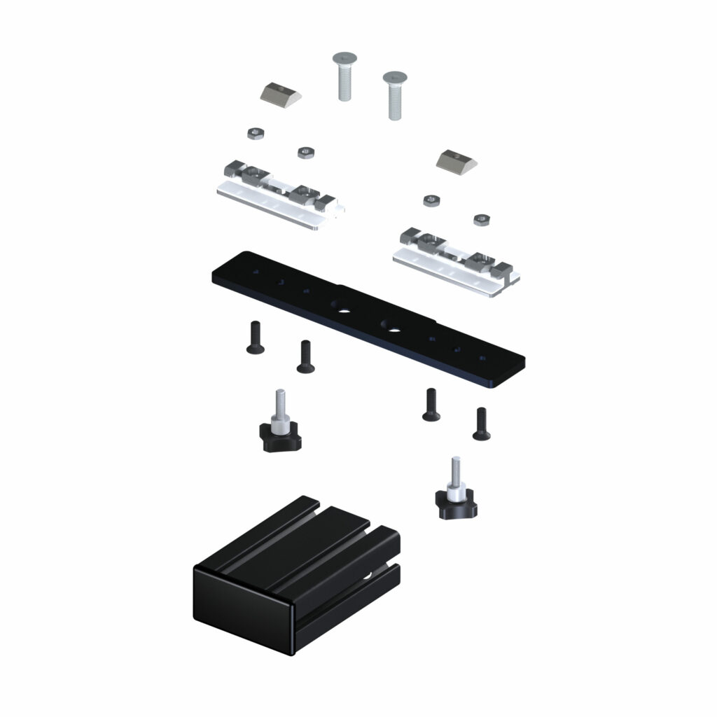 Kit de conversion de montage sur table/fauteuil en montage sur rail - Image 2
